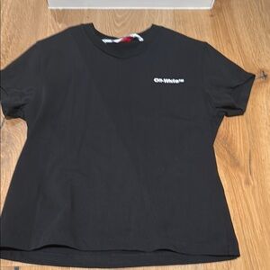 Off-White Black Short Sleeve Tee